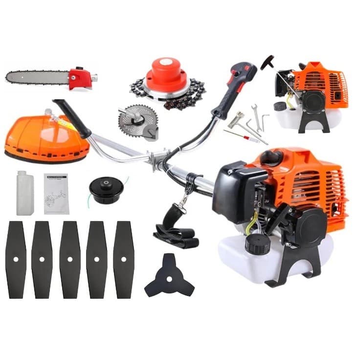 Roçadeira 75cc - 3.5hp - profissional a gasolina nakasaki 10 em 1 - Qualidade