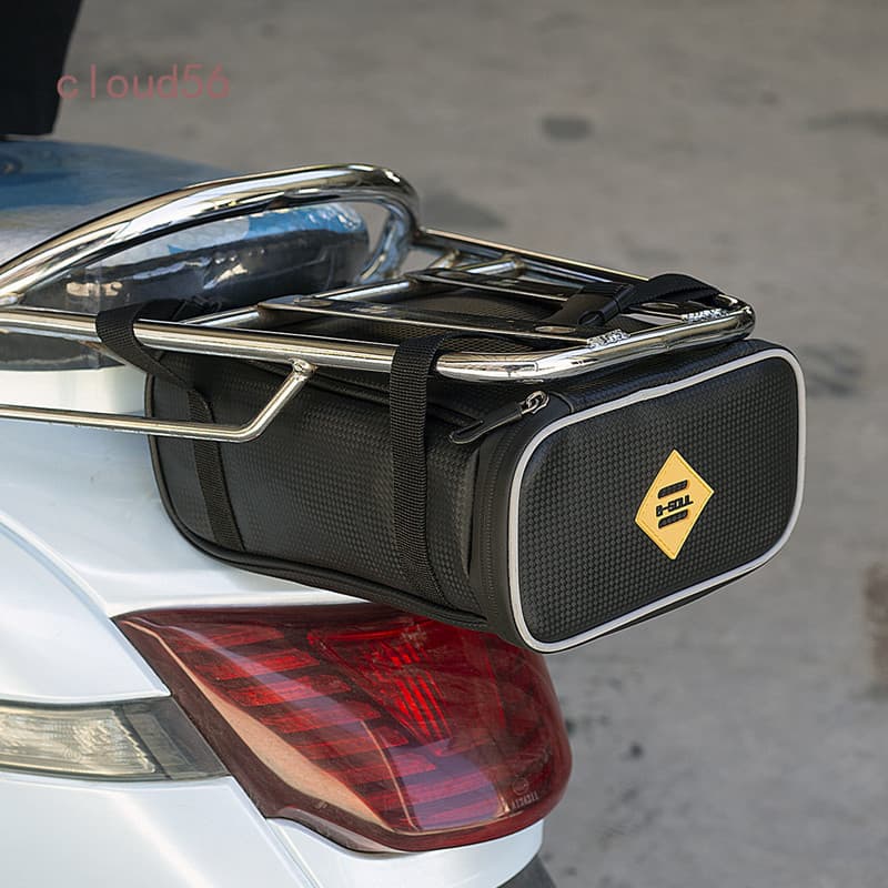 BH Alforje Para Motocicleta Cauda Bolsa Pannier Lateral De Armazenamento De Bagagem De Carga Rack De Scooter Elétrico