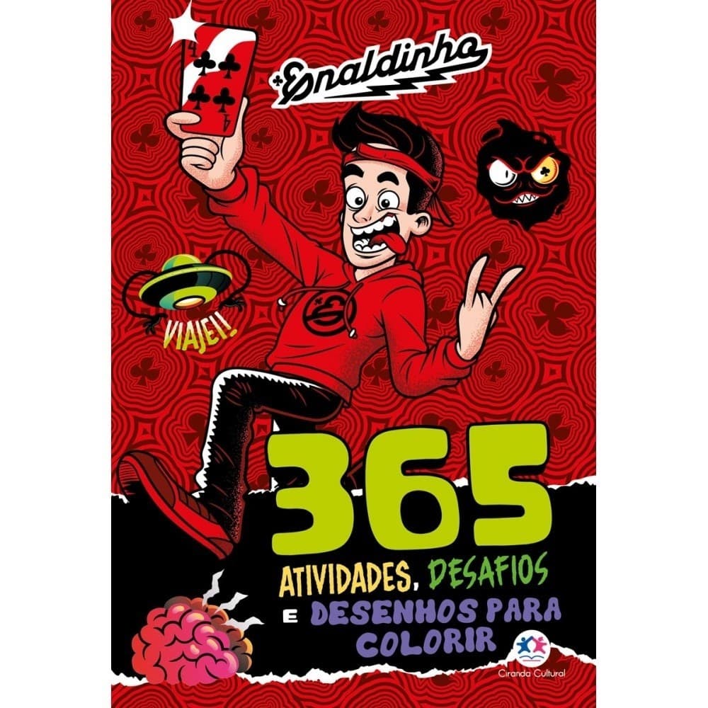 Livro Enaldinho - 365 atividades, desafios e desenhos para colorir