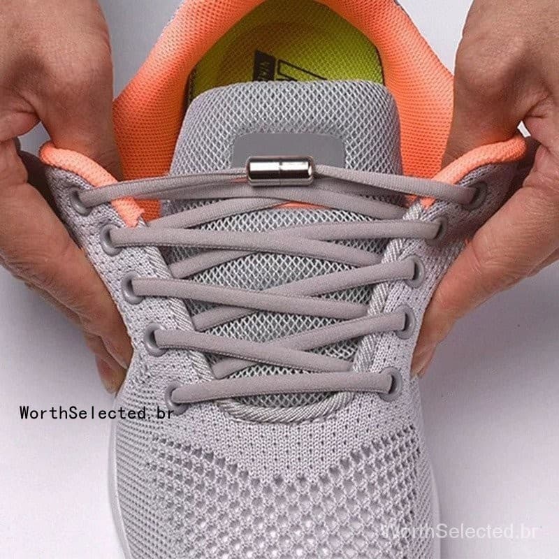 1 Par De Sapatos Elásticos Preguiçosos Mágicos Sem Rendas E Fivelas De metal Tênis Neutro Para Crianças Adultos De Futebol