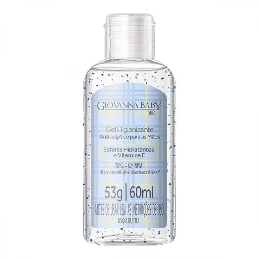 Álcool Em Gel Higienizante Giovanna Baby Blue 60Ml