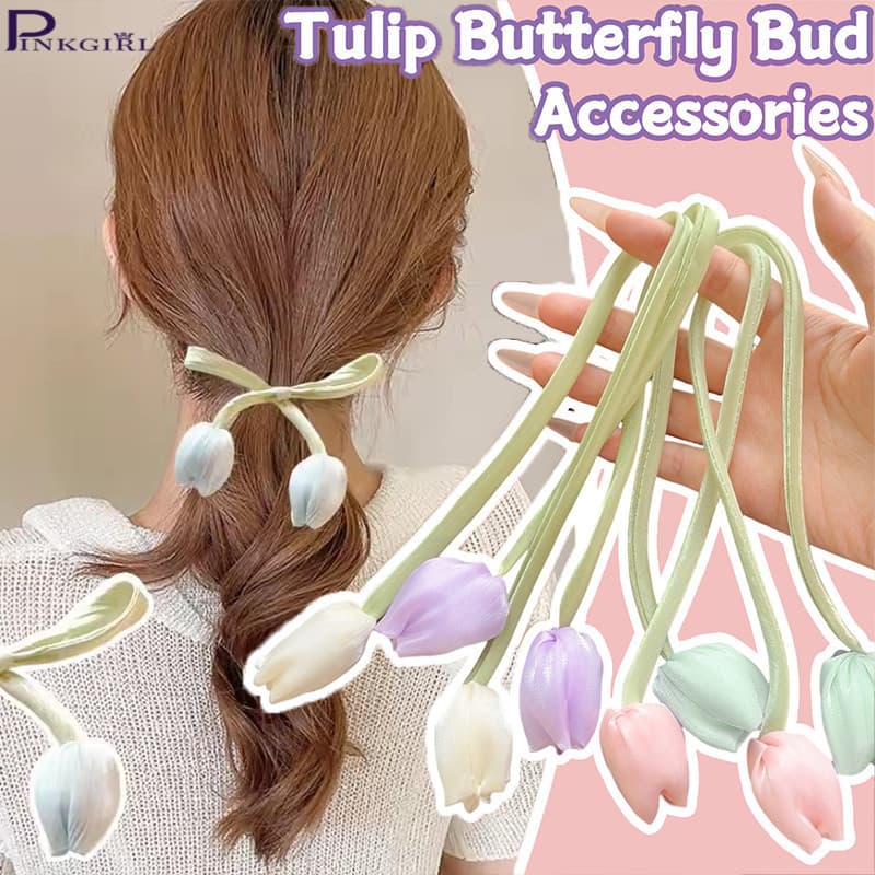10 Unidades De Fita De Tulipa Acessórios DIY-Faixa De Cabeça Feita À Mão-Chapéu Ajustável-Gargantilha De Corrente De Cla
