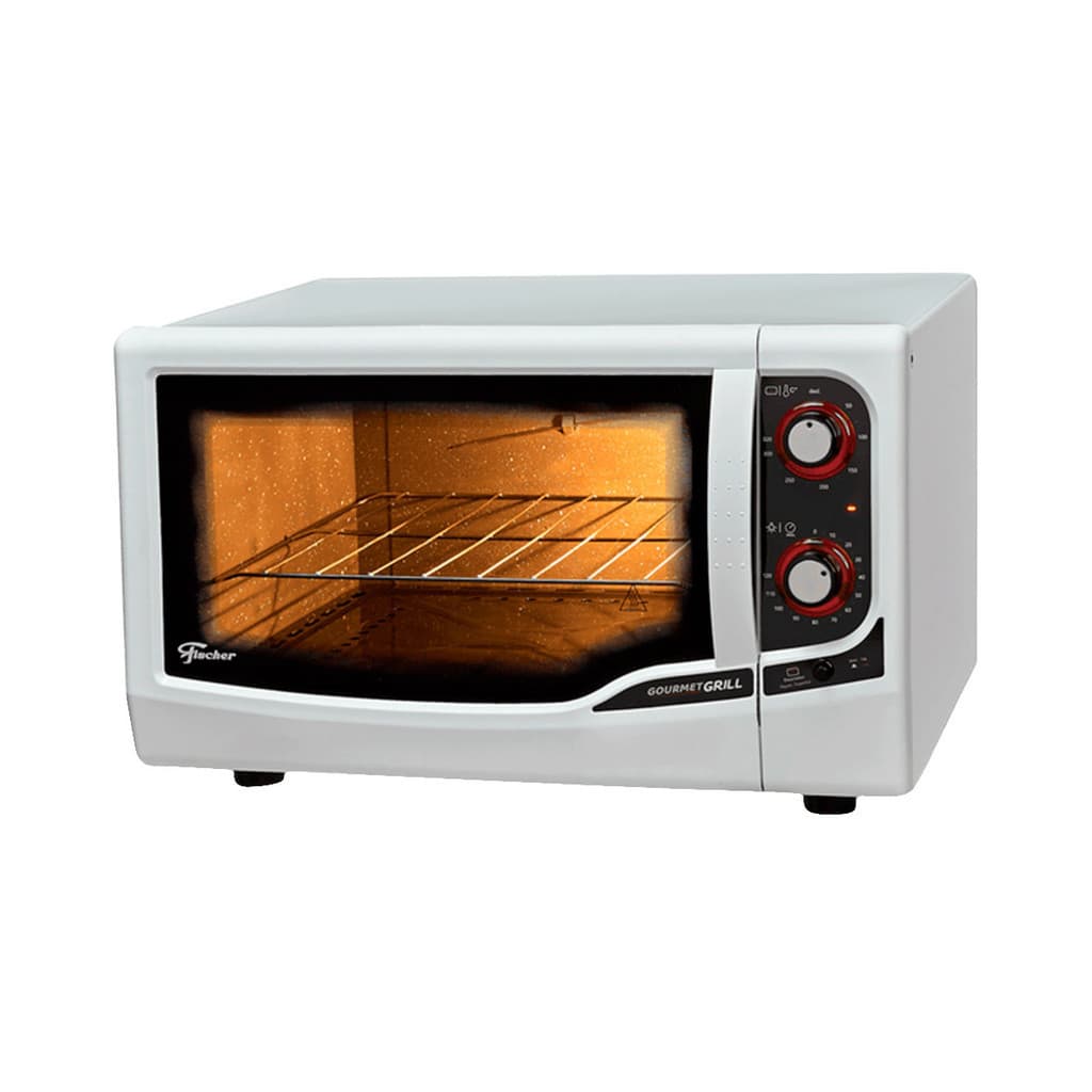 Forno Elétrico Fischer Gourmet Grill de Bancada 44L Branco