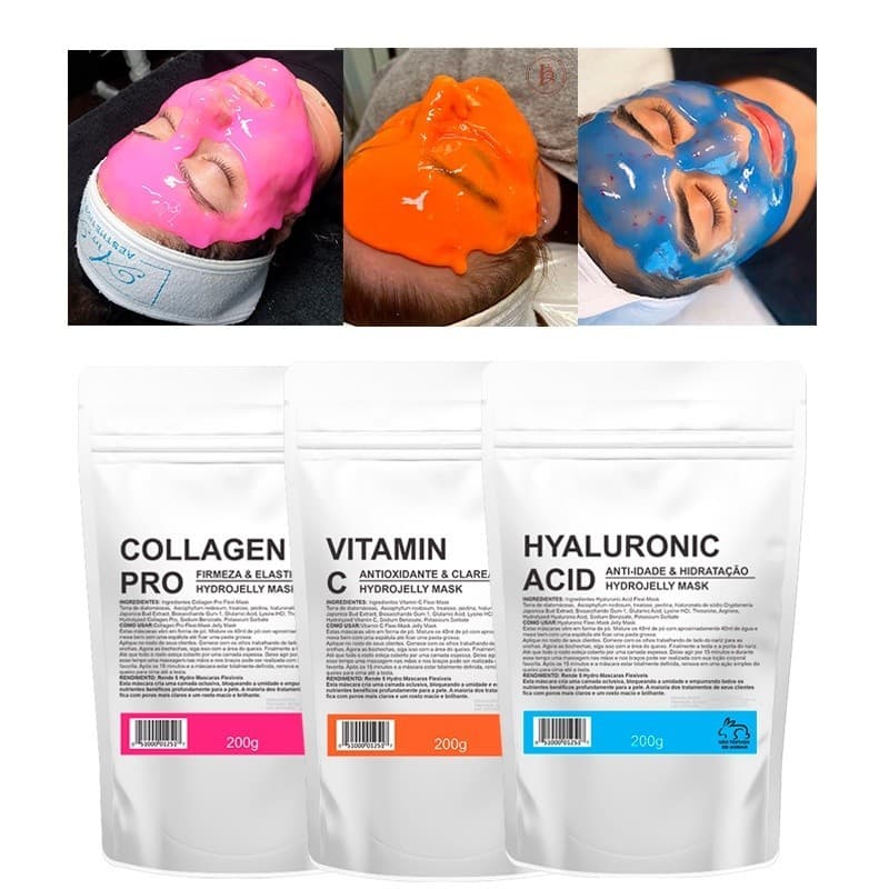 Jellymask mascara facial gel hidroplastica rende 14 aplicações