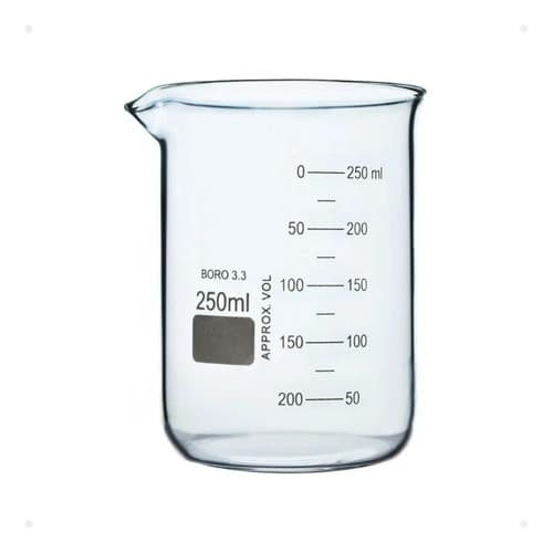 Copo Bequer De Vidro Becker 250ml