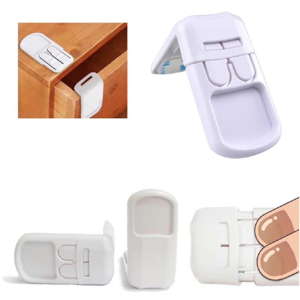 Kit 5 Trava Gaveta Armário Segurança Protetor Proteção Bebe