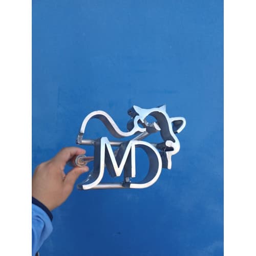 Marcador Em Inox Boi Gado Cavalo Pecuaria - Personalizado 