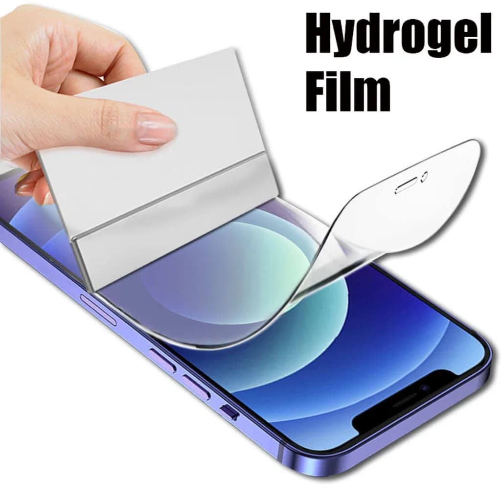 Película Hidrogel HD Para iPhone 17, 16, 15, 14, 13, 12, 11 Pro Max, Plus, 12, 13 Mini, 8, XR, XS