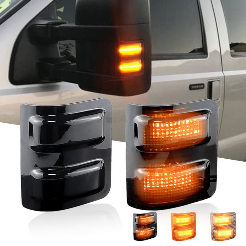 2 Pçs LED Luz do espelho retrovisor lateral Para Ford F250 F350 F450 F550 2008-2016 12V Luz De Sinalização De Giro