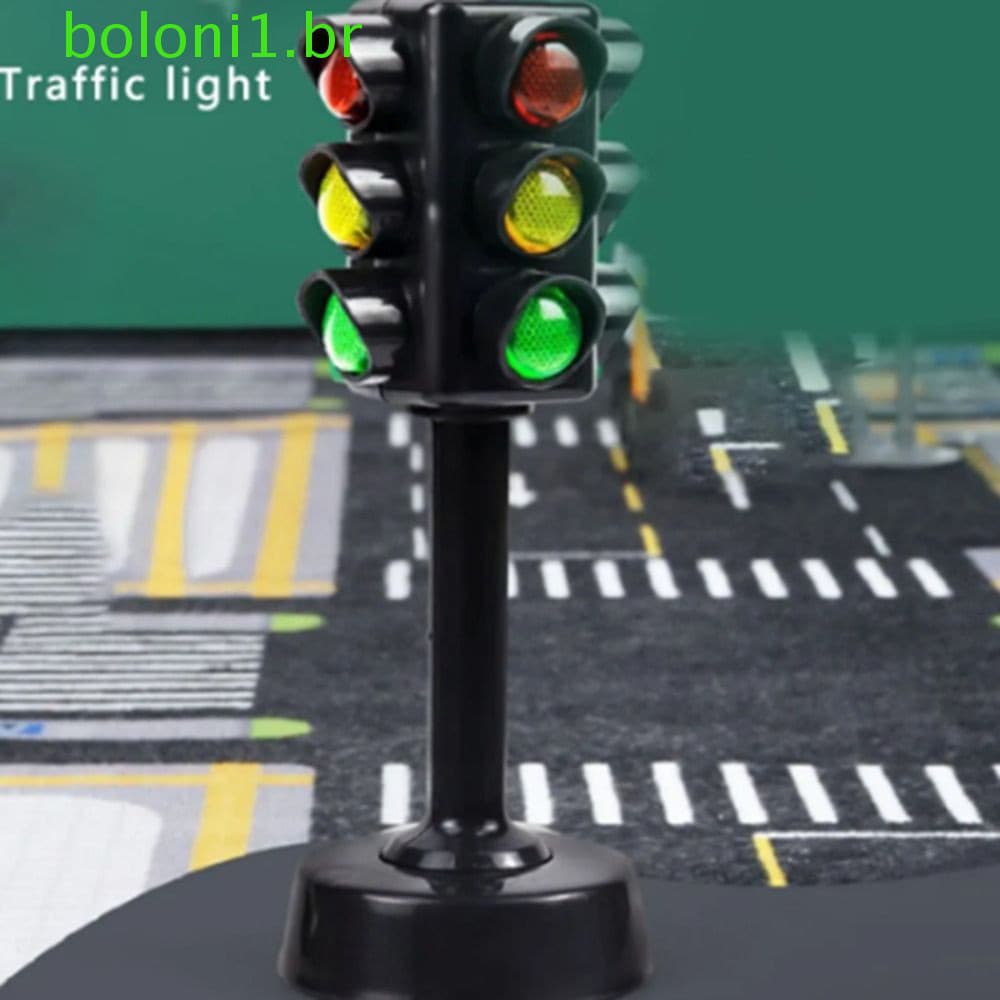 BOLONI Modelo De Luz Rodoviária , Mini Semáforo De Segurança No Trânsito , Brinquedos Educativos Iniciais Para
