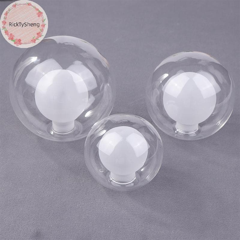 RickTySheng Em G9 Globo Sombra De Vidro Substituição Branco Claro D80mm D100mm D120mm Fitter Abertura Abajur G9 Capa br