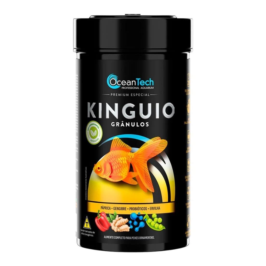 Ração Para Peixes Kinguio Gran 75g Ocean Tech