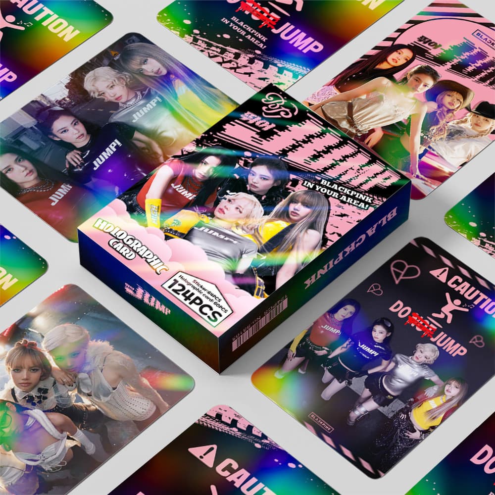 Kpop 124 Unidades/Conjunto Blackpink Jump Lomo Cards Para Coleção De Fãs