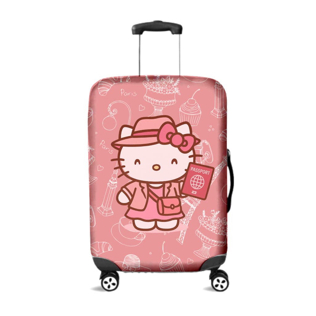 Capa de Mala para Viagem Protetora Estampas Personagens Hello Kitty