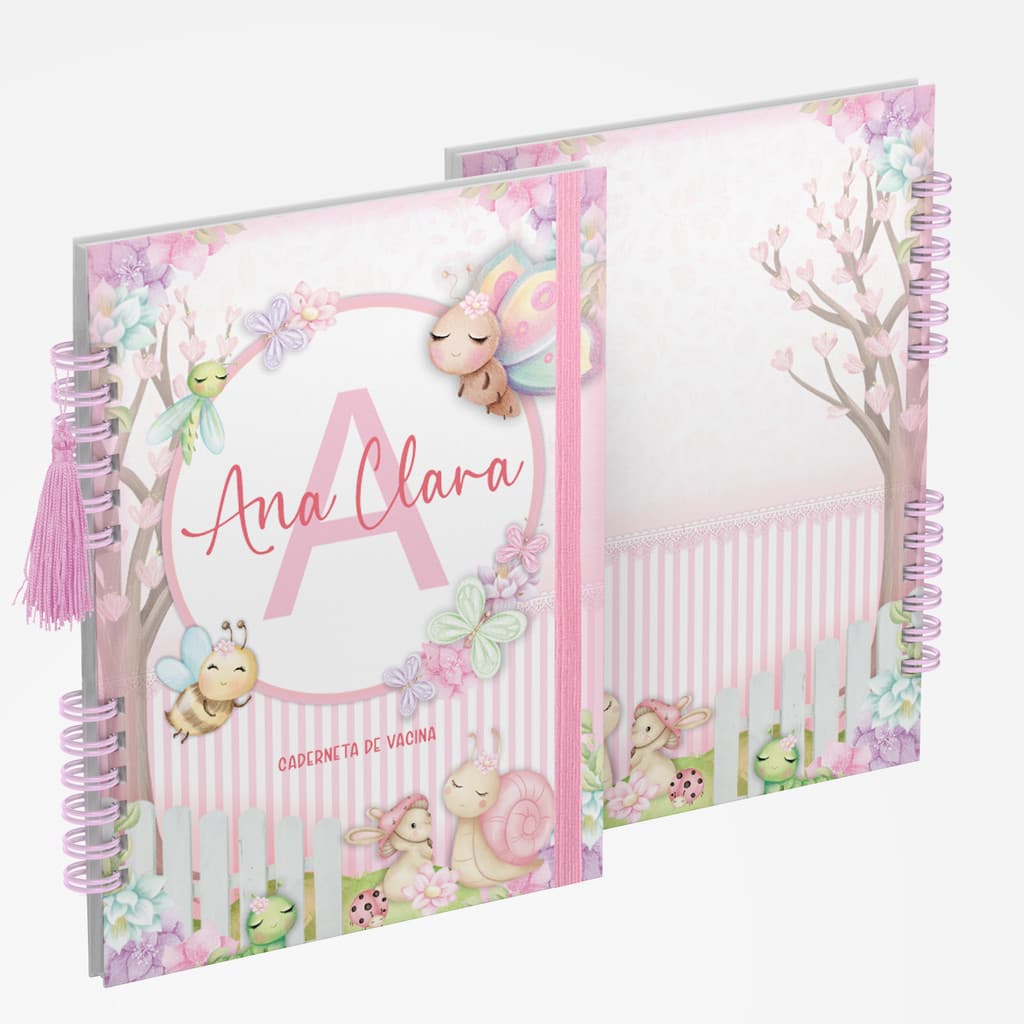 Caderneta de Vacina para Meninas em Diversos Modelos