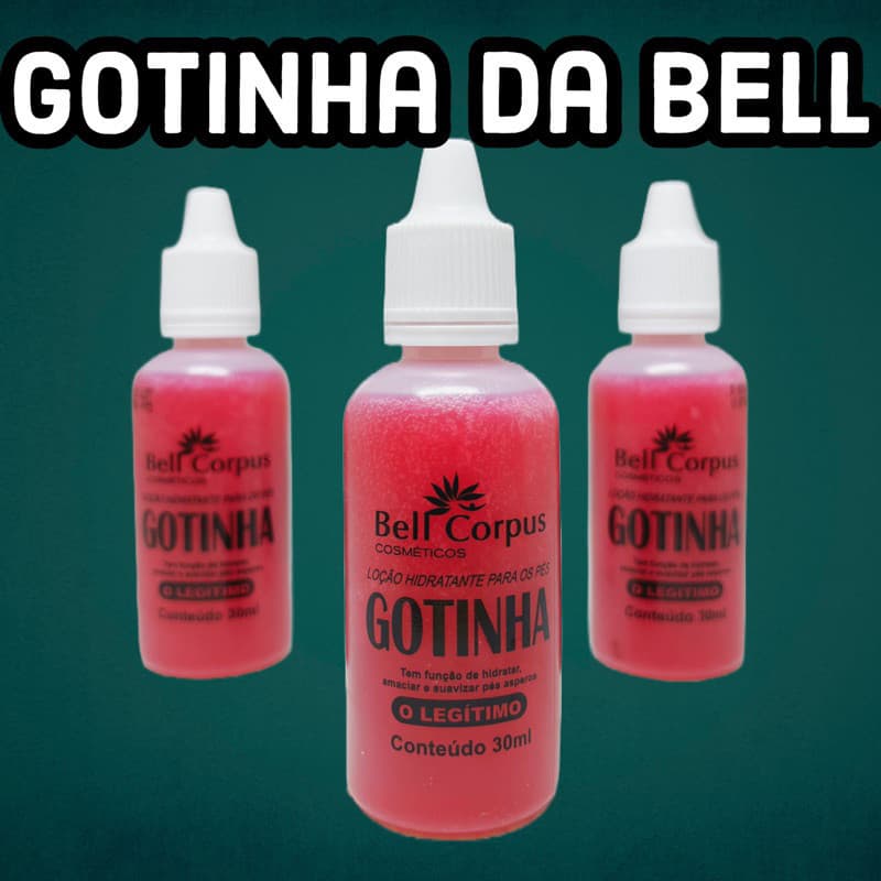 Kit 3 Gota Milagrosa para os Pés Bell Corpus - Legítima