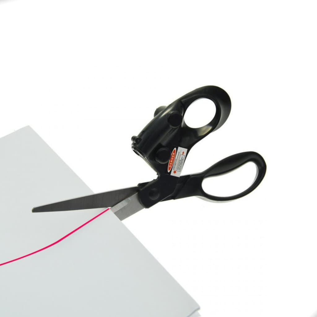 Tesoura Com Guia Mais Preciso Laser Para Costura Lanmax