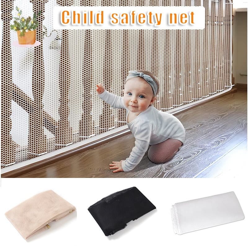 Rede Protetora De Segurança Para Criança Durável Multiuso/Suporte Escadas/Varanda