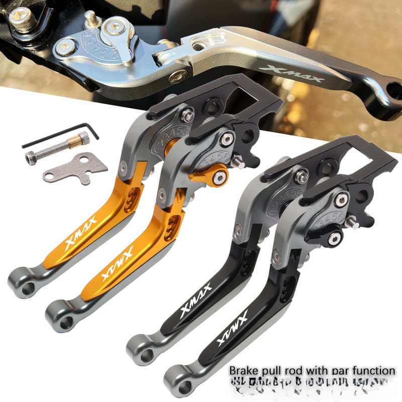 Para YAMAHA XMAX 250 XMAX300 XMAX125 XMAX400 Scooter Acessórios Dobráveis Alavancas De Freio Extensíveis Com Função De E