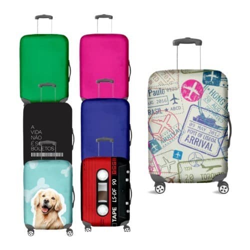 Capas de Mala para Viagem Protetora Estampas Personagens