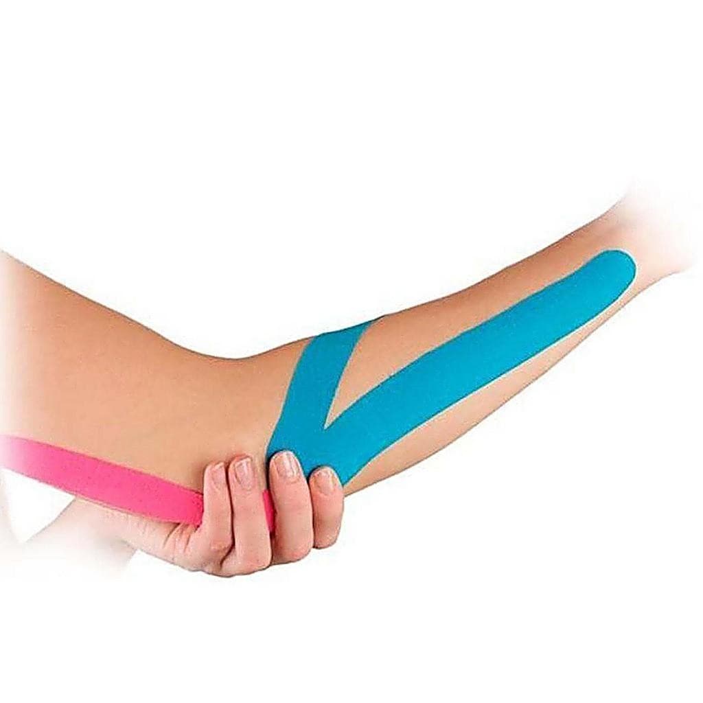 Bandagem Elástica Adesiva Fita Kinesio Tape Ortopedia Fisioterapia Kinesiology Profissional 5m x 5cm