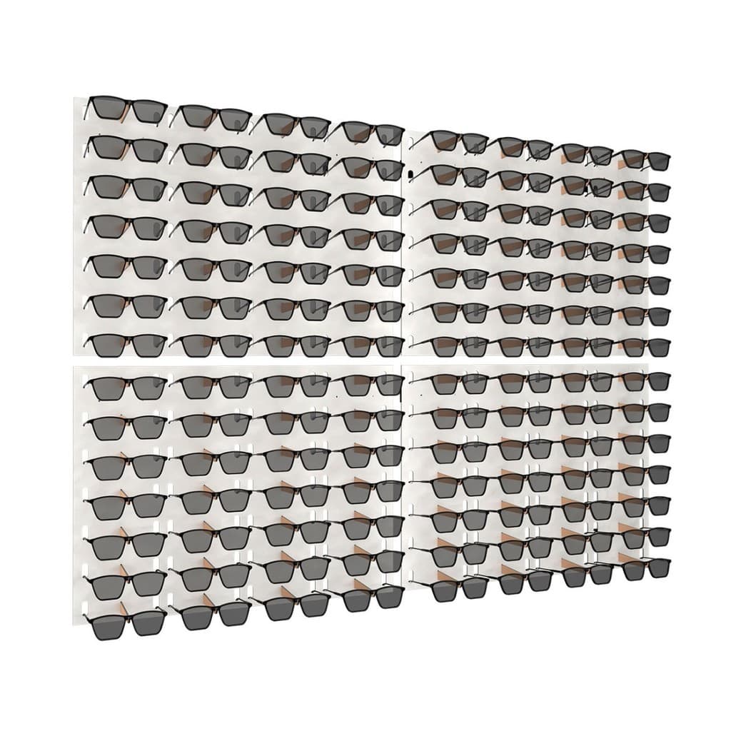 Expositor de parede para 112 óculos Mazzeo Expositores ME285