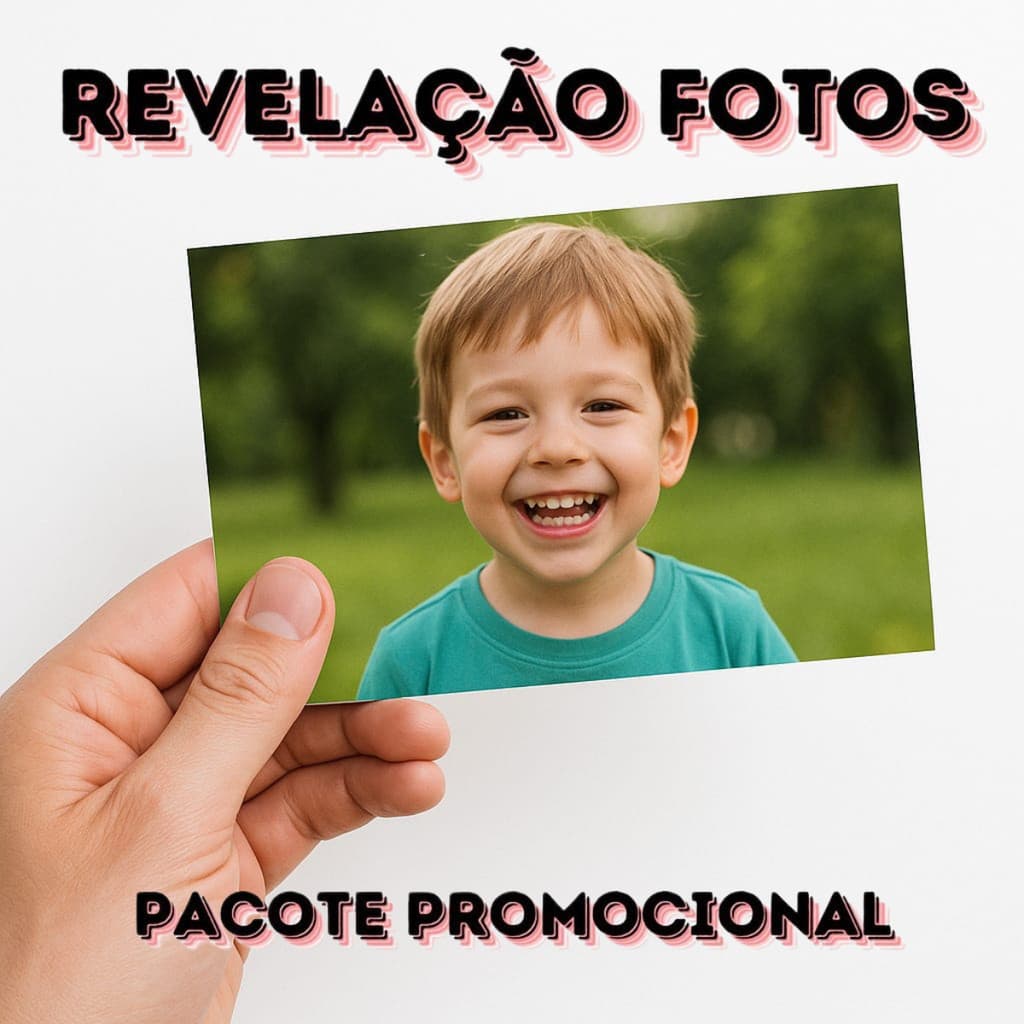 Pacote Revelação 25 - 100 Fotos 180gr 10x15 para Album e quadro
