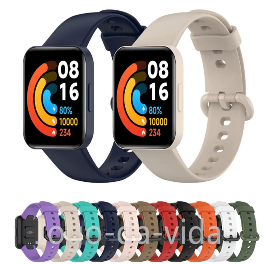 Pulseira De Silicone Colorida Para Xiaomi Redmi Watch 2/2Lite DK store DK store