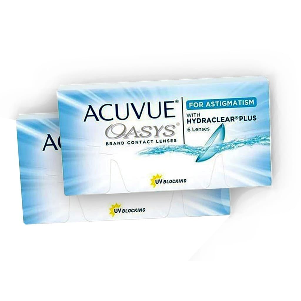 Lente Contato Acuvue Oasys Tórica Astigmatismo 02 caixas