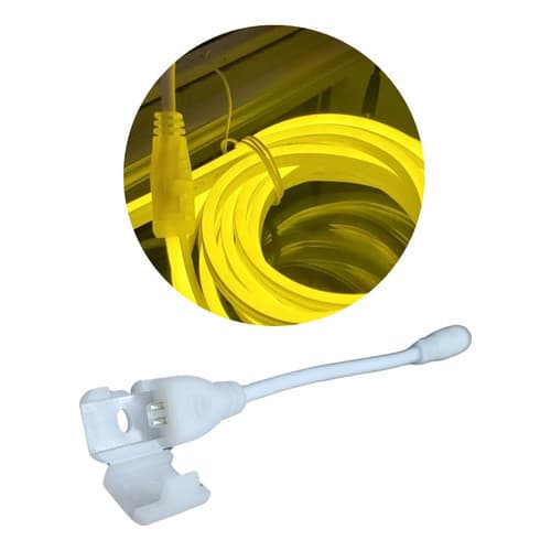 Conector De Fio P Fita Led Neon Flex 2 Vias 6mm 3528 12v