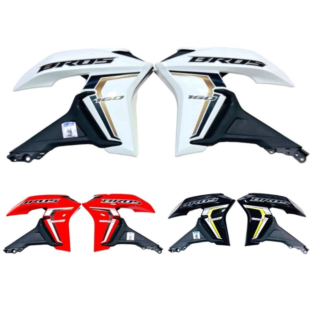 Aba tanque NXR Bros 160 modelos 2022 Adesivadas par