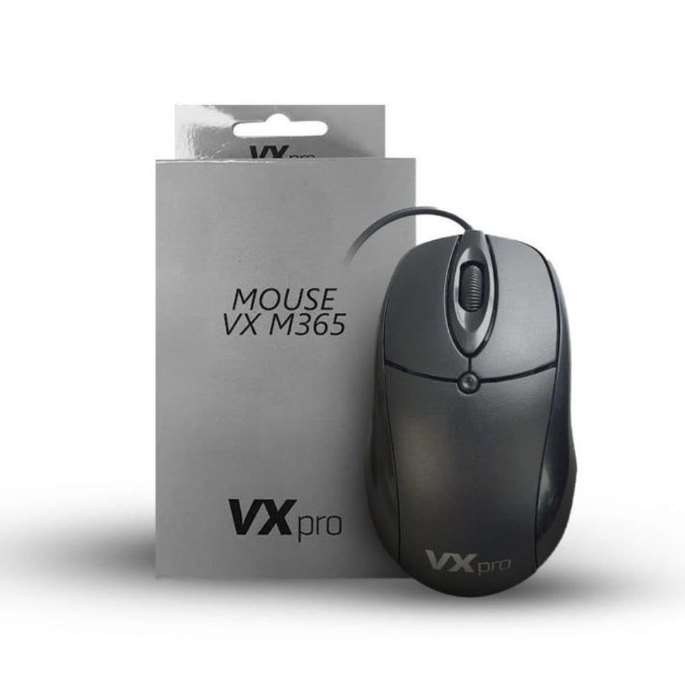 Mouse USB Óptico Duex VXM365 Preto