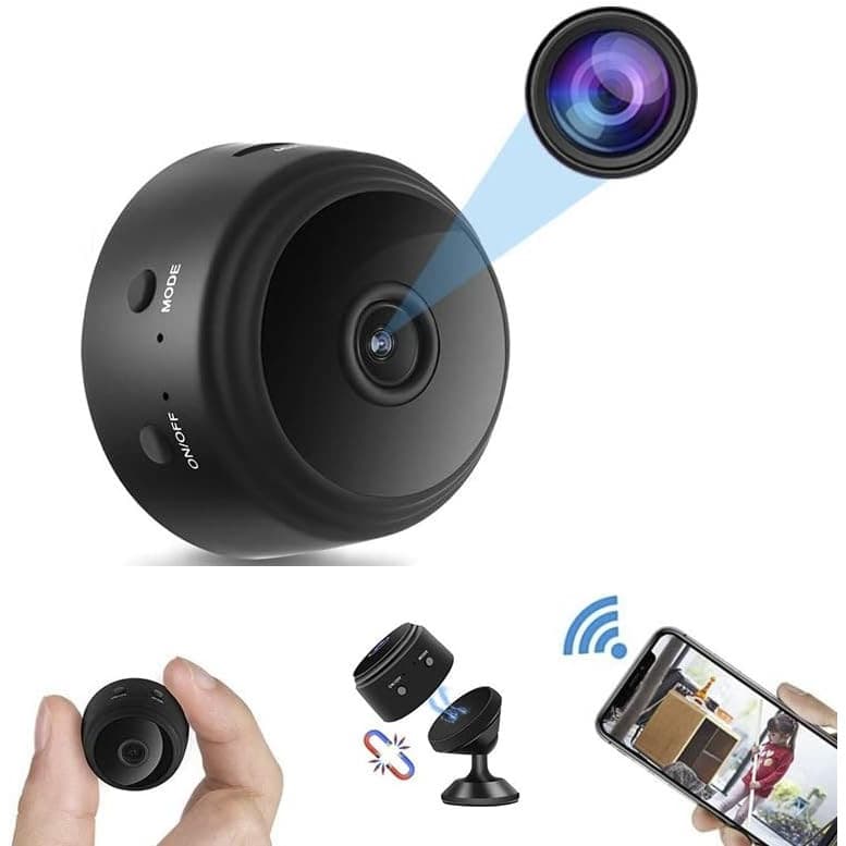 Câmera A9 Mini HD Sensor De WIFI Grava Em Cartão de Memória Com Suporte Para Encaixe Envio Imediato
