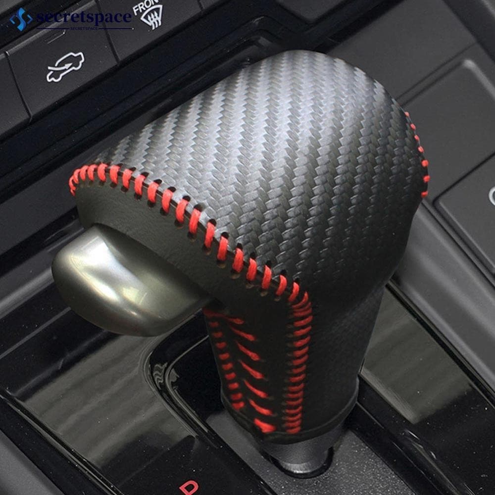 SECRETSPACE Capa De Couro Para Botão De Mudança De Marcha De Carro , Acessórios Interiores Honda CRV 2017-2022 P1U7