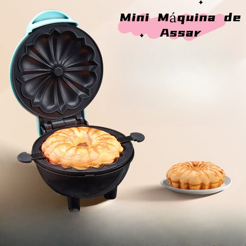 Mini elétrica antiaderente máquina de cozimento de bolo quiche/forno/máquina de ovo mini ferro 110V