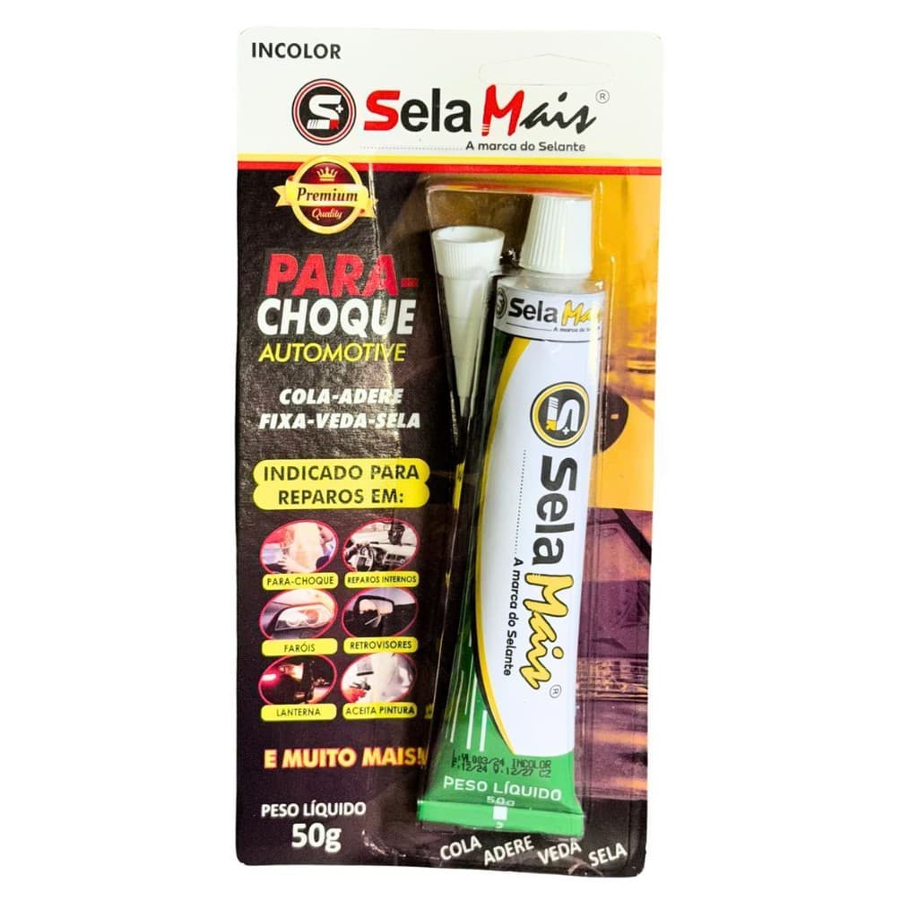 Cola Para-choque Incolor Selamais 50g