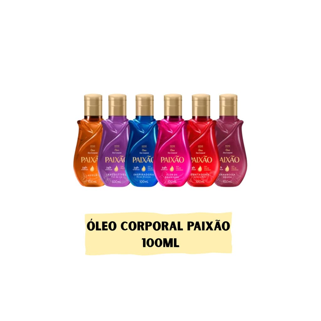 Óleo Corporal Paixão 100ml (escolha o tipo)