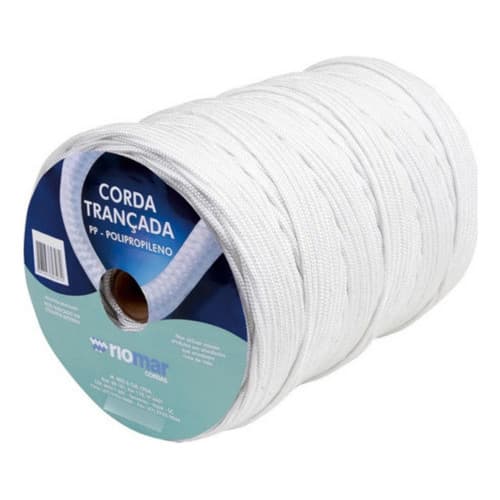Corda Pp Seda Trançada 2mm 408m Amarração C.civil Artesanato Agro Varal Pesca Resistente Com NF