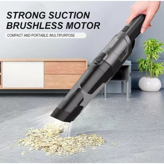 Aspirador De Pó Preto De Mão Para Carro Sofá Recarregável NOVAVIDA ND-29067