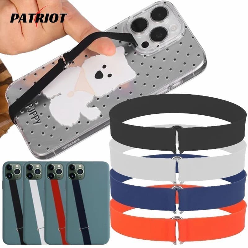 1/2/4PCS Clip Finger Phone Grip Em Forma De C-Alça De Silicone Para Telefone Celular-Universal Case Loop-Portátil , Conveniente , Simples Com Fita Elástica