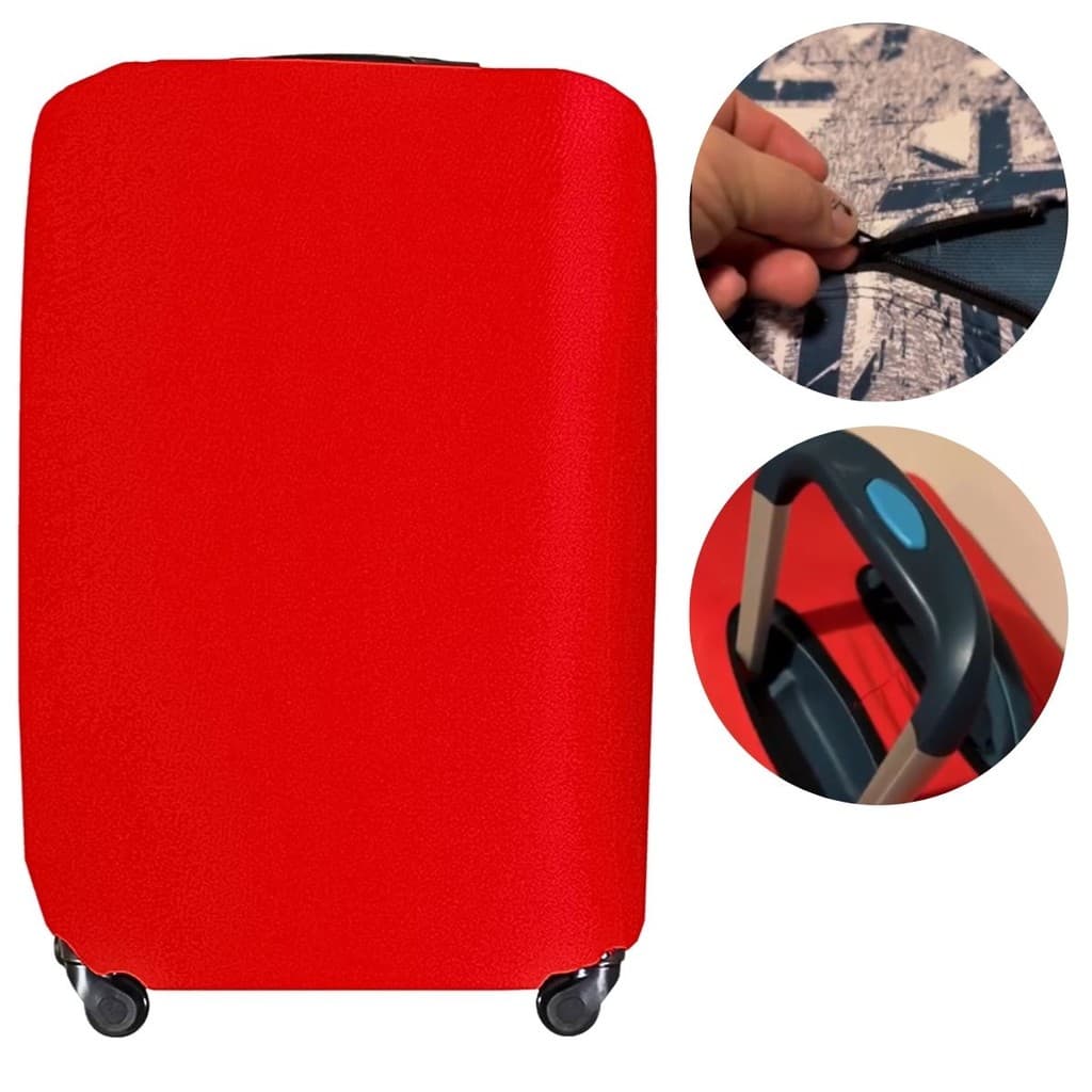 Capa de Mala Tamanho G Protege Contra Sujeira e Arranhões – Fácil de Usar