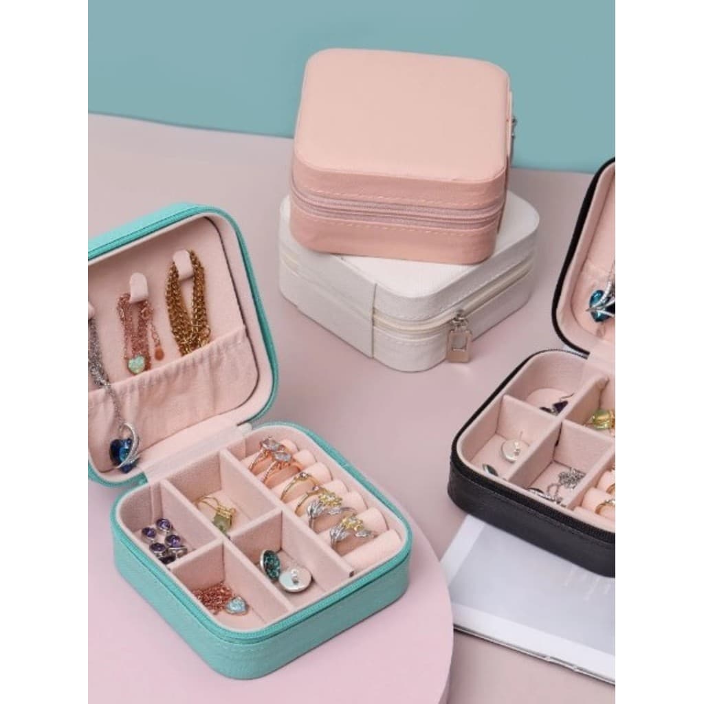 ANA1108Porta Joia De Bolsa Para Viagem Portátil caixa de armazenamento bolsa anel colar Bom Presente