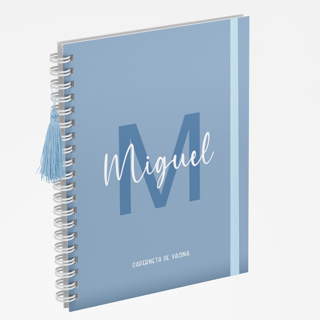 Caderneta de Vacina Vários Modelos Masculina Completa Alfabeto 7 Doctor Print