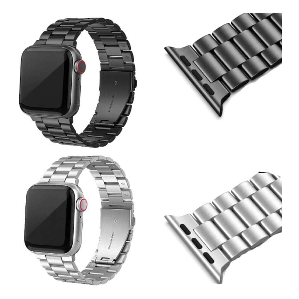 Pulseira Para Apple Watch Iwo W37 PRO 20/22/38/42/40/44/41/45 /49 mm-Aço Elos 3 GOMADO DK store DK store