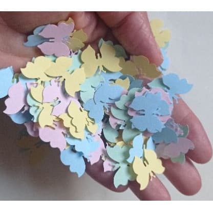 20 Mini Borboletas 2cm aplique de Festa CandyColor