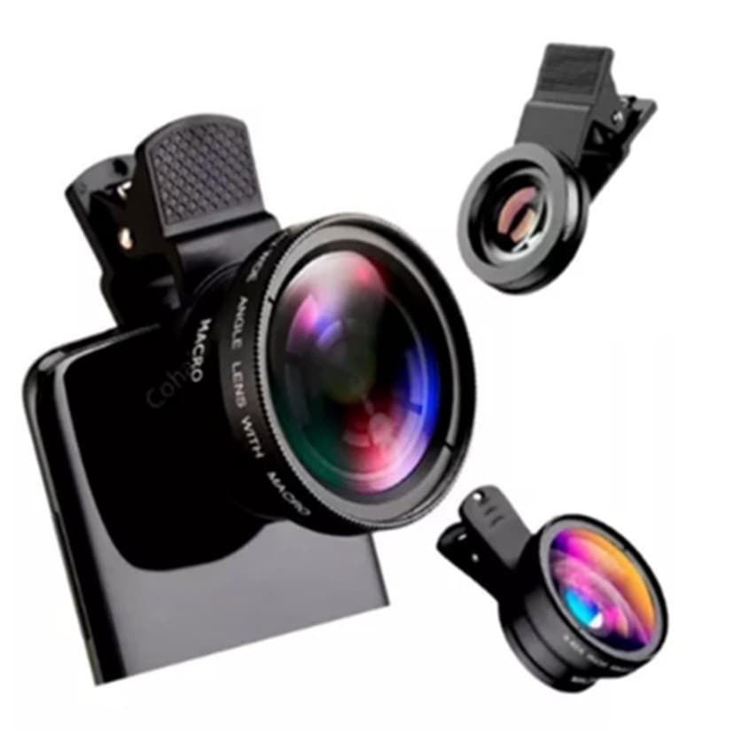 phone Camera Lens,15x Macro Lens&0.45x Wide Angle Lens 2 in 1 Phone Lens