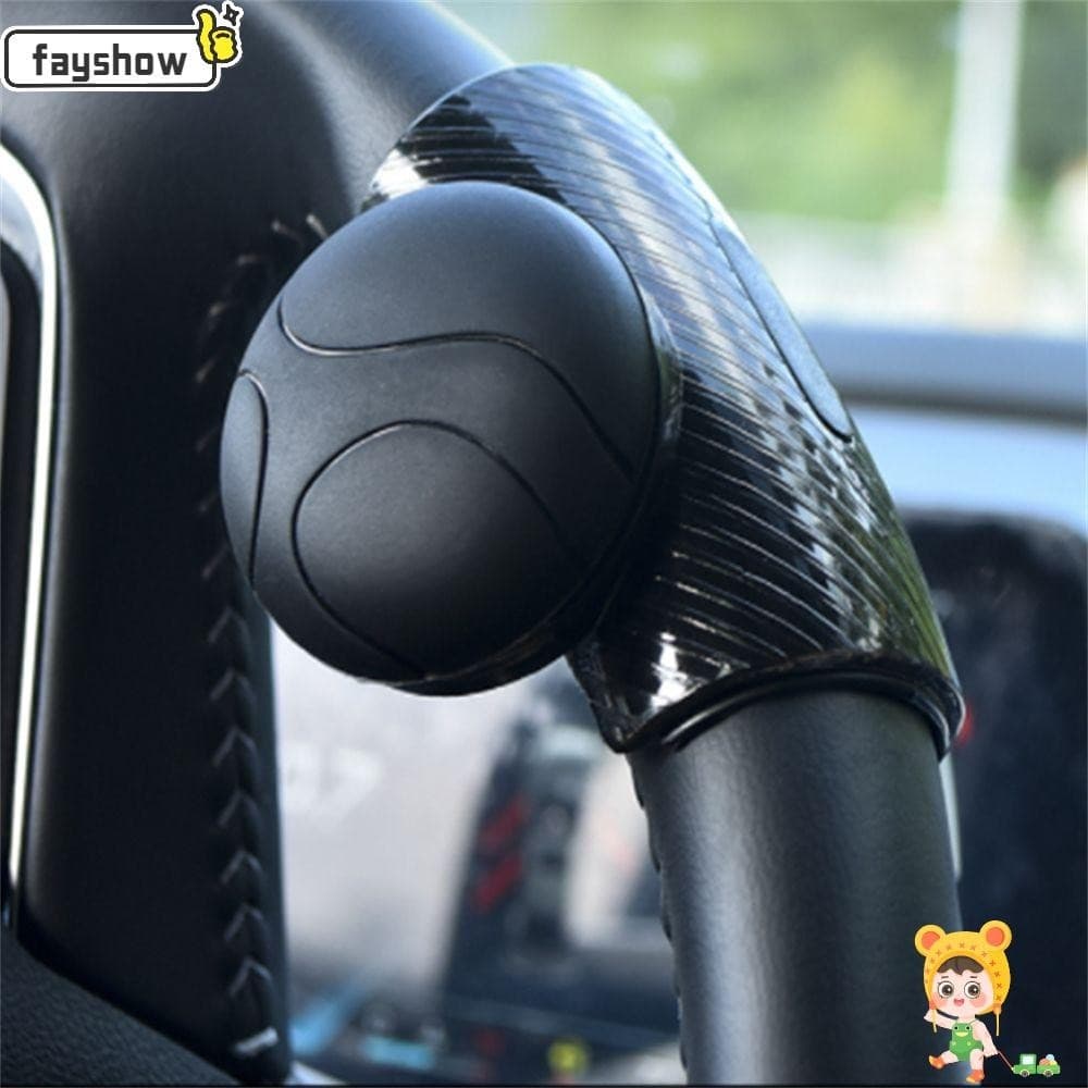 FAYSHOW Volante De Direção Punho De Bola Power Knob Universal Spinner Controle De Carro Silicone De Potência Interior
