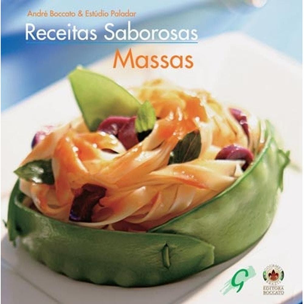 Livro Receitas saborosas: massas por Andre Boccato - Livros Contagem