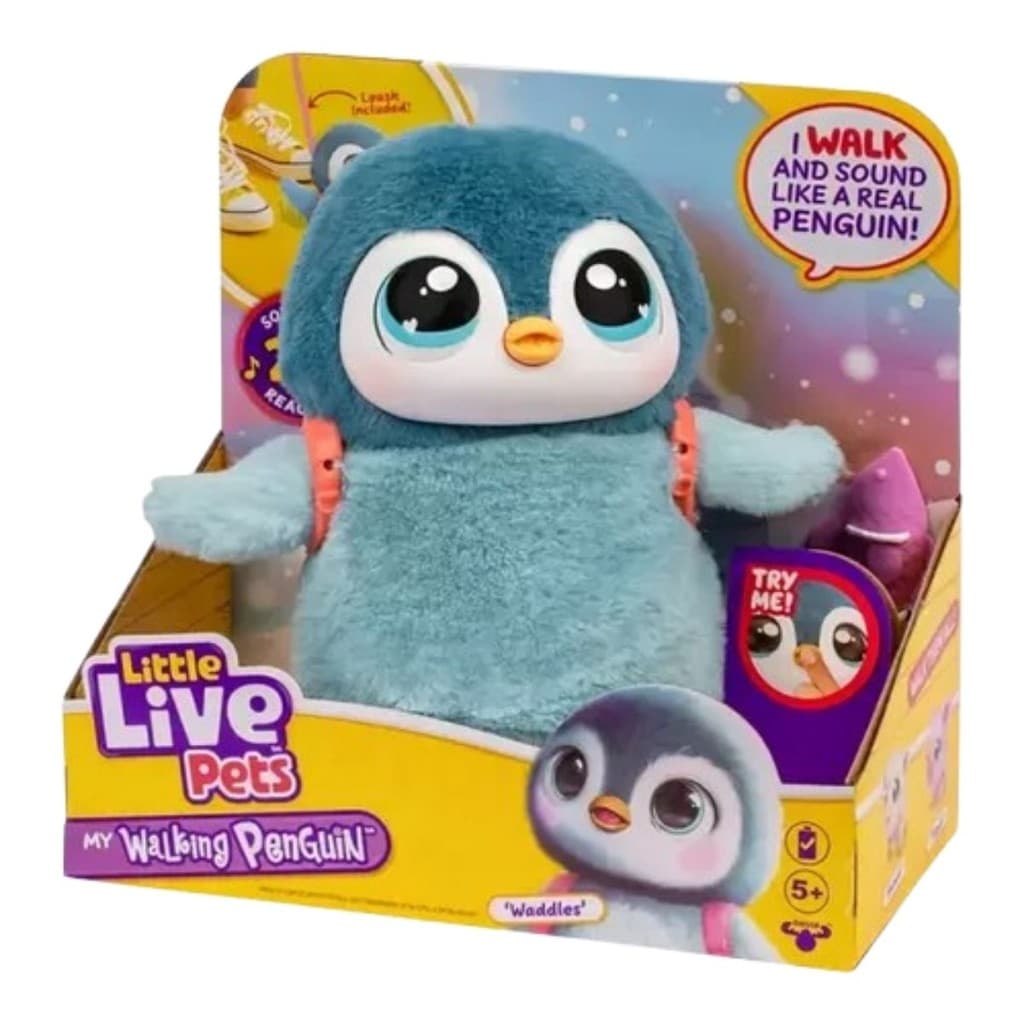 Boneco Interativo Pinguim de Pelúcia Little Live Pets Mypet F0172-6 Fun