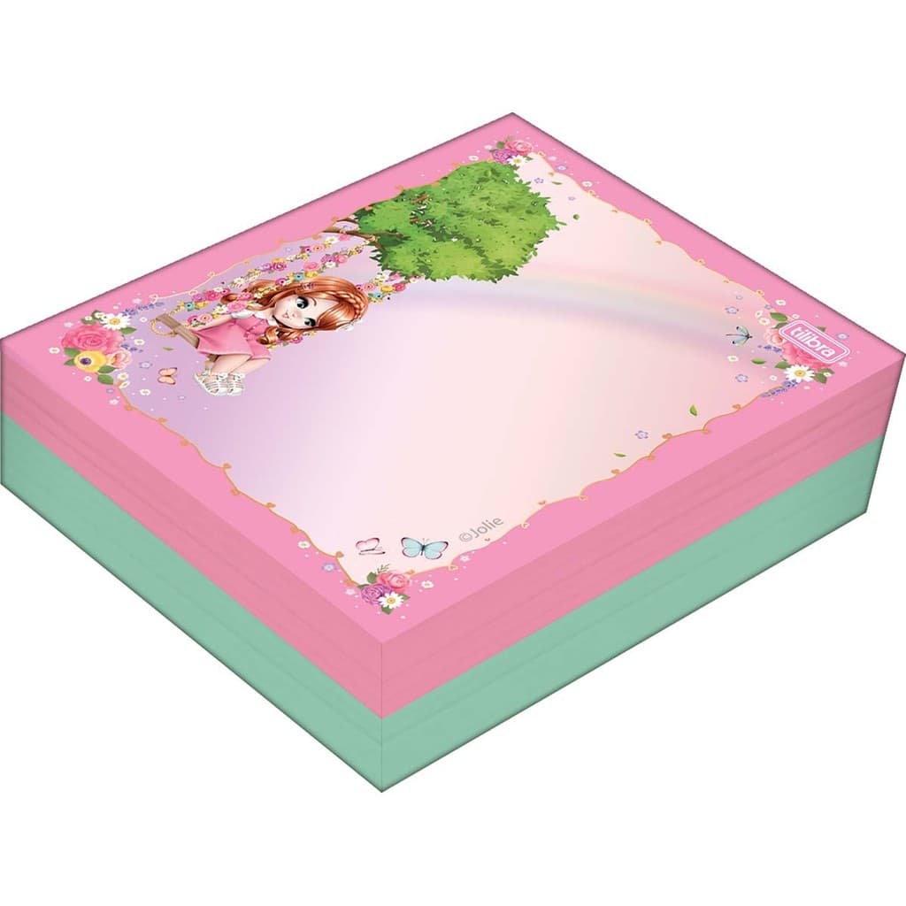 Bloco Tilembrete Super Fofo Jolie 80mm x 91mm 100 Folhas - Tilibra